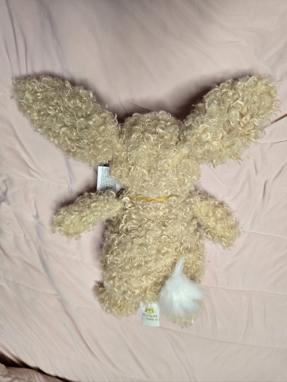 Jellycat Bashful Luxe Bunny Curly - Medium NWT Retired Rare - Picture 7 of 15